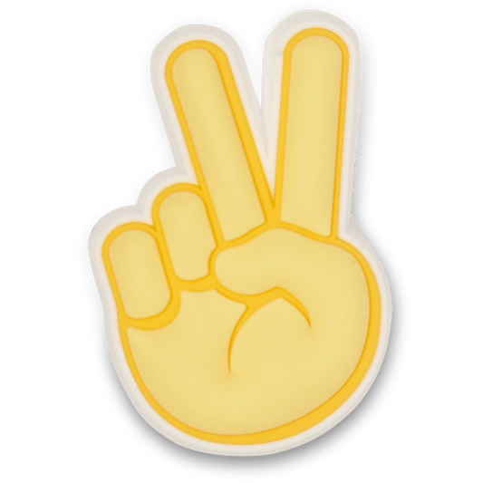 Peace Hand Sign Jibbitz Shoe Charm - Crocs US