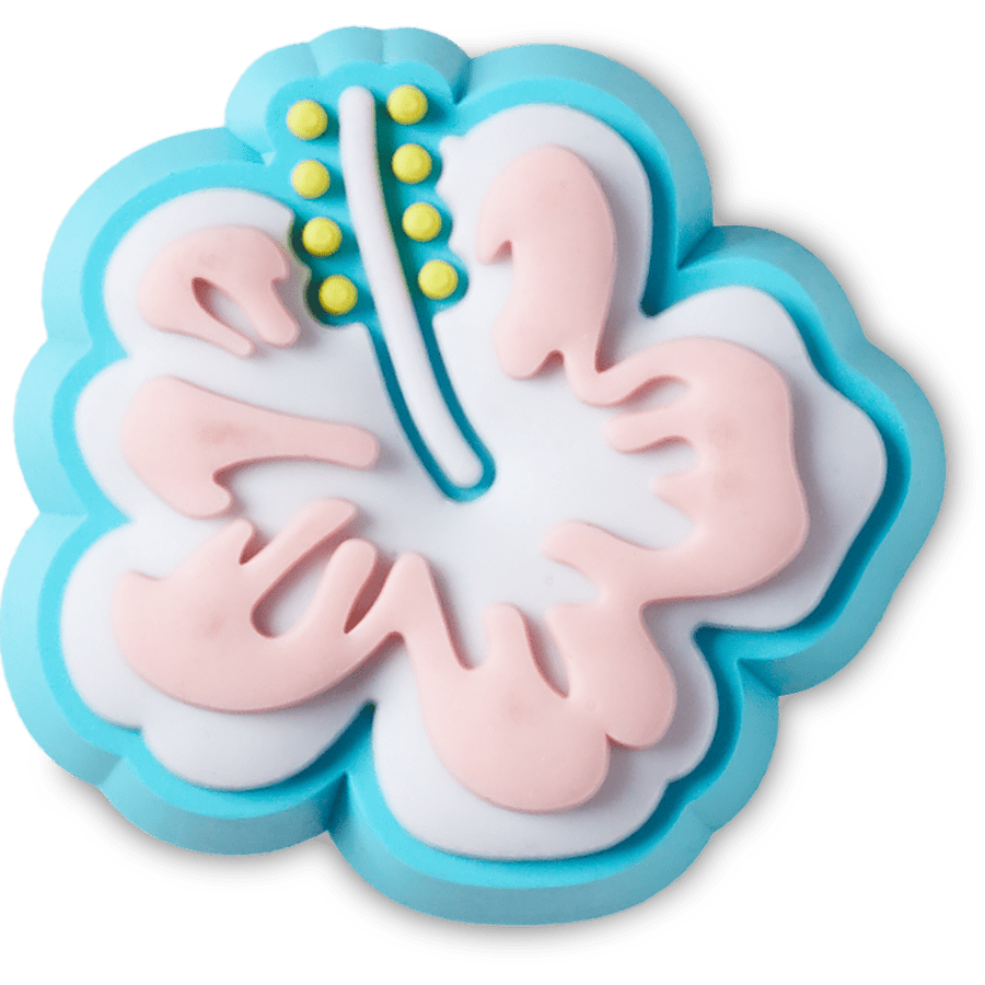 Blue Hibiscus Jibbitz™ charms - Crocs discount