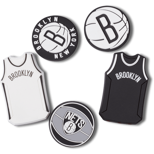 NBA Brooklyn Nets 5 Pack Jibbitz™ charms - Crocs for sale
