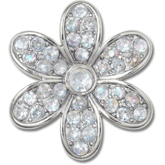 Silver Mnchrm Daisy 1 Jibbitz™ charms - Crocs online