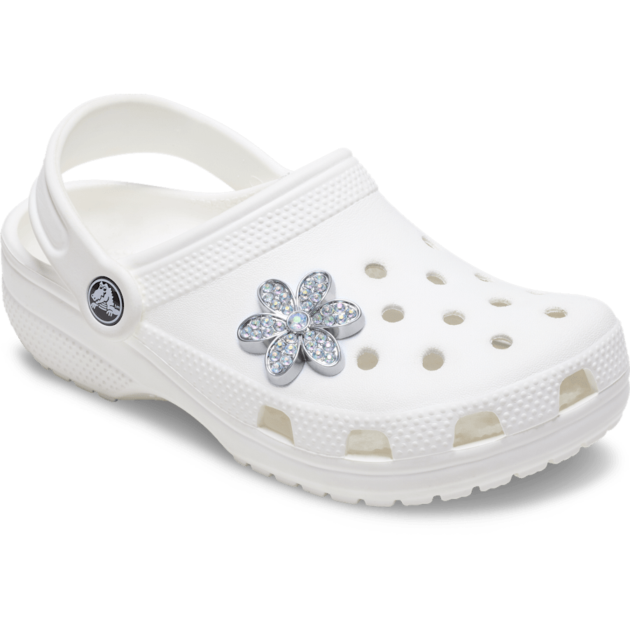 Silver Mnchrm Daisy 1 Jibbitz™ charms - Crocs online