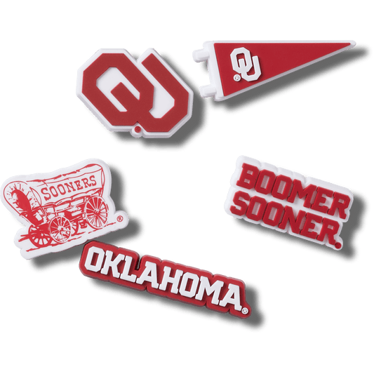 Univ of Oklahoma 5 Pack Jibbitz™ charms - Crocs near me