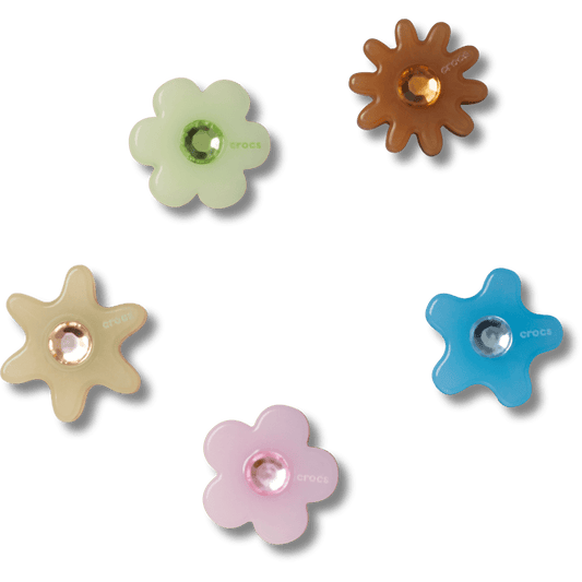 Enlighten Flower 5 Pack Jibbitz™ charms - Crocs for sale