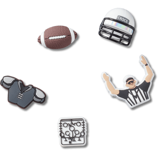 Football Team 5 Pack Jibbitz™ charms - Crocs discount