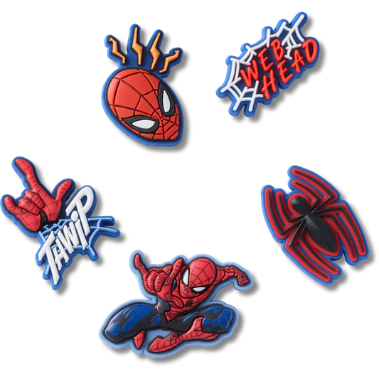 Spiderman 5 Pack Jibbitz™ charms - Crocs for sale