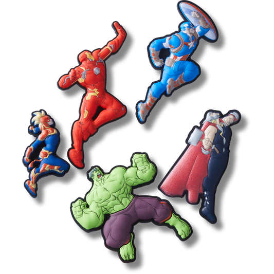 Avengers Heroes 5PCk Jibbitz™ charms - Crocs discount