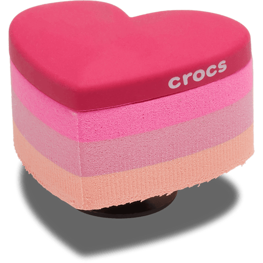 Stacked Pink Heart Jibbitz™ charms - Crocs discount