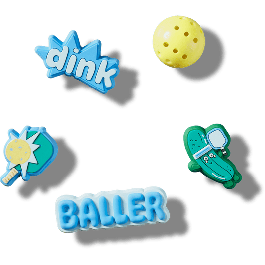 Pickle Ball 5 Pack Jibbitz™ charms - Crocs US