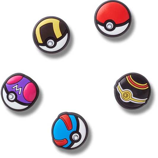 Poke Ball 5 Pack Jibbitz™ charms - Crocs sale