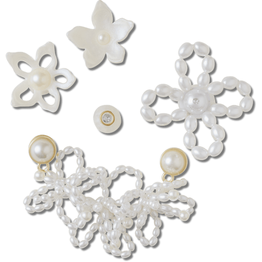 White Pearl Beaded 5 Pack Jibbitz™ charms - Crocs near me