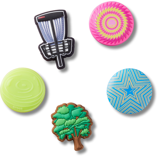 Disc Golf 5 Pack Jibbitz™ charms - Crocs for sale
