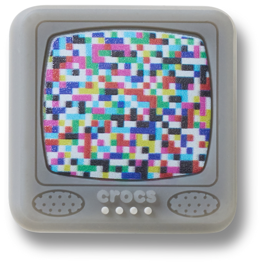 Lights Up Pixelated TV Jibbitz™ charms - Crocs US