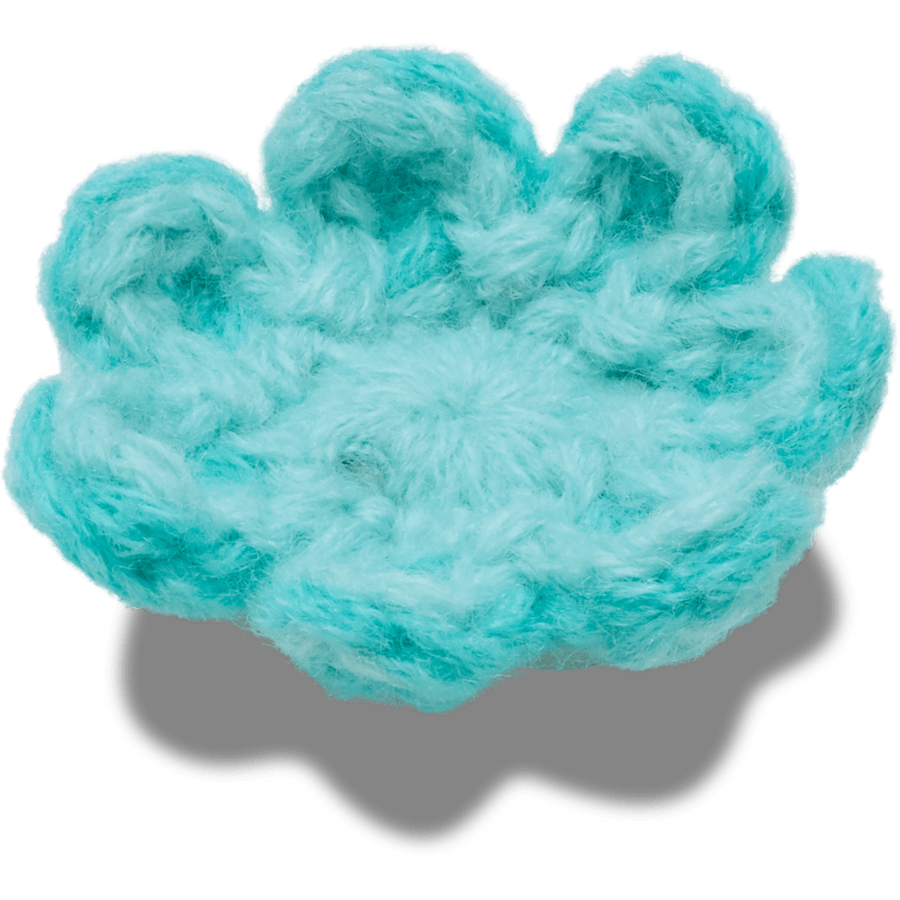 Crochet Blue Flower Jibbitz™ charms - Crocs US