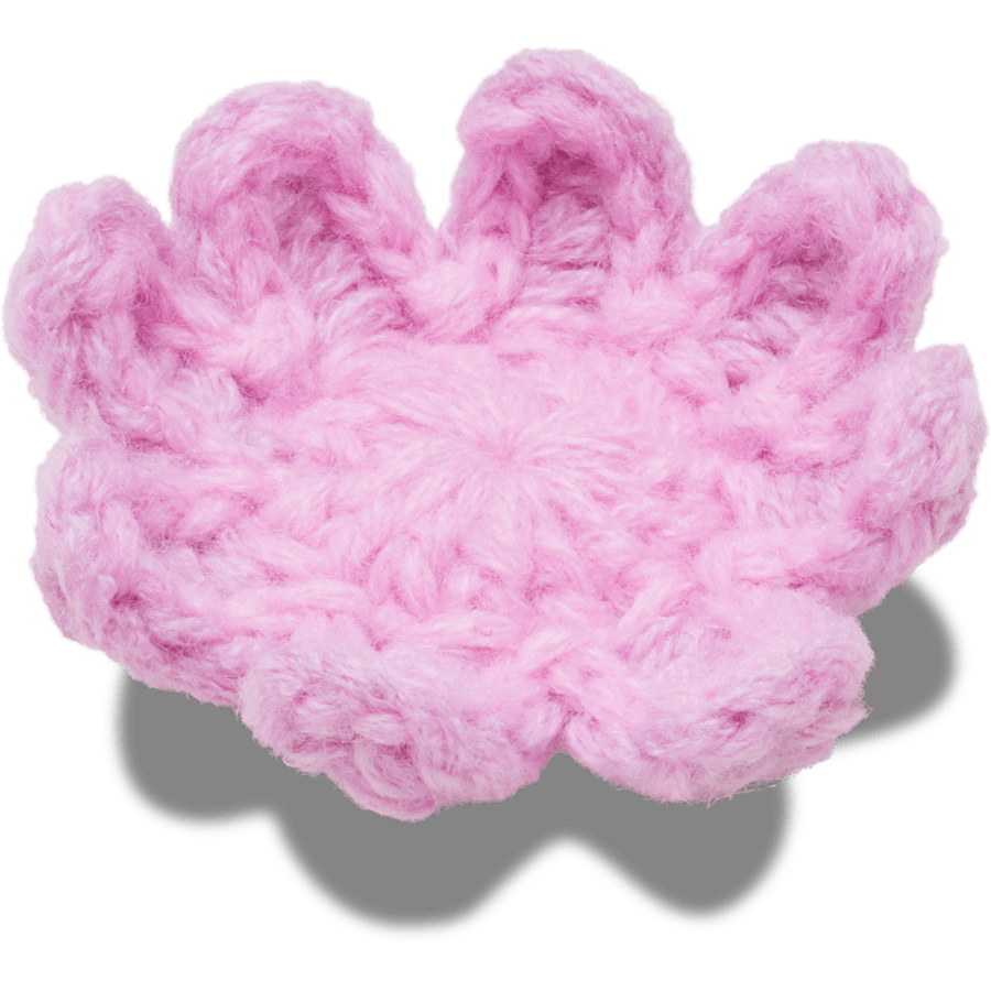 Crochet Light Pink Flower Jibbitz™ charms - Crocs on sale