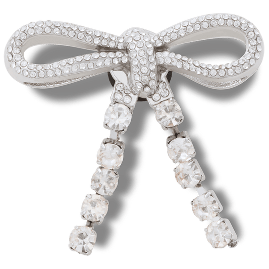 Silver Gem Bow Jibbitz™ charms - Crocs on sale
