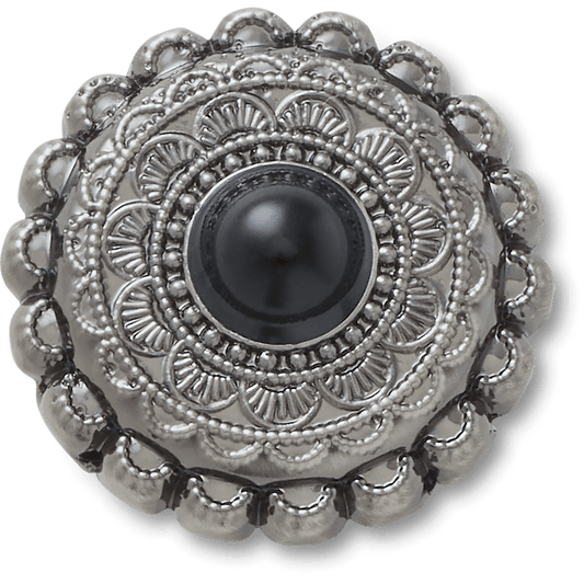 Silver and Black Emblem Jibbitz™ charms - Crocs near me