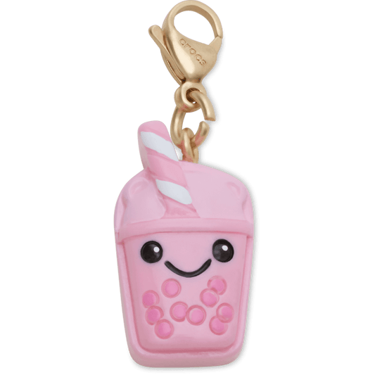 Cute Pink Boba Charm Jibbitz Shoe Charm - Crocs outlet
