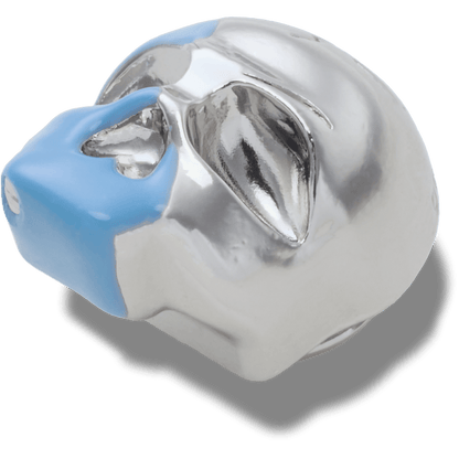 Silver and Blue Enamel Skull Jibbitz™ charms - Crocs discount