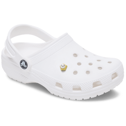 Gold Pentagon Pearl Jibbitz™ charms - Crocs for sale