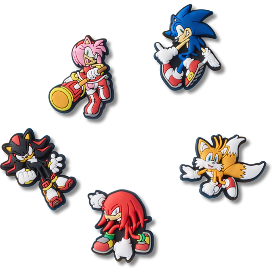 Sonic the Hedgehog 5Pck Jibbitz™ charms - Crocs US