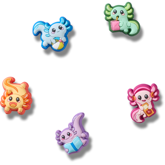 Tiny Axolotls 5 Pack Jibbitz™ charms - Crocs discount