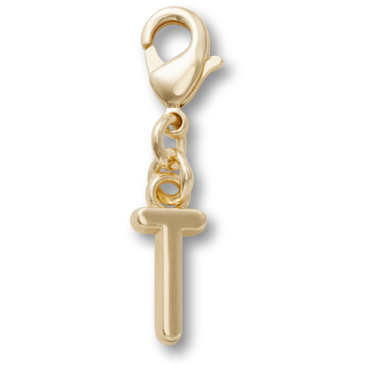 Gold Letter T Charm Jibbitz™ charms - Crocs online