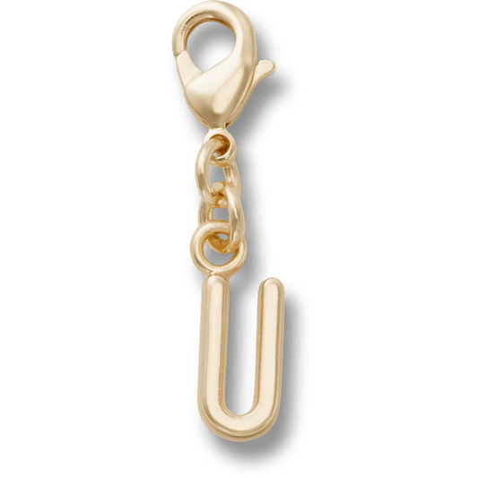Gold Letter U Charm Jibbitz™ charms - Crocs US