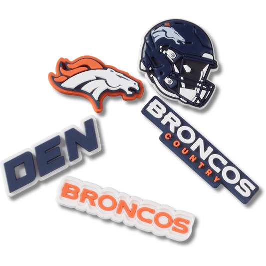 NFL Denver Broncos 5 Pack Jibbitz Shoe Charm - Crocs sale