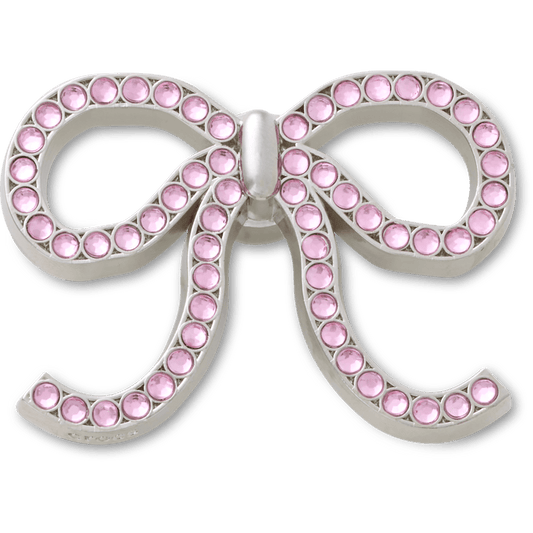 Pink Glittery Bow Jibbitz™ charms - Crocs on sale