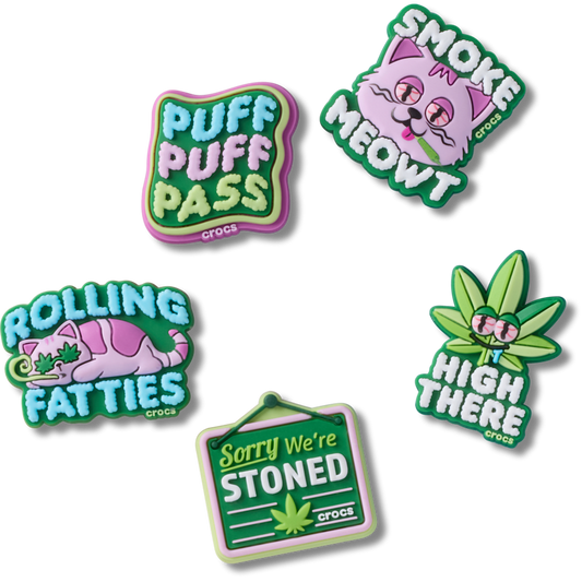 420 Hemp Cuties 5 Pack Jibbitz™ charms - Crocs on sale
