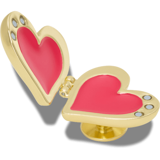 Gold Bubble Locket Heart Jibbitz™ charms - Crocs US