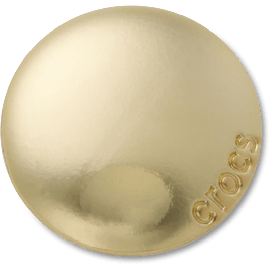 Large Gold Circle Stud Jibbitz™ charms - Crocs online