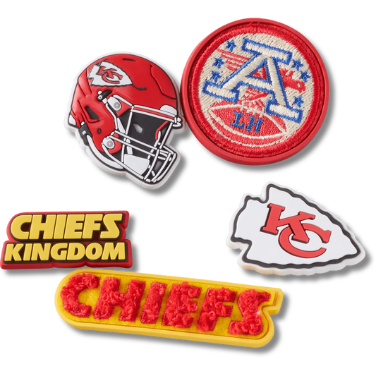 NFL Kansas City Chiefs 5 Pack Jibbitz Shoe Charm - Crocs on sale