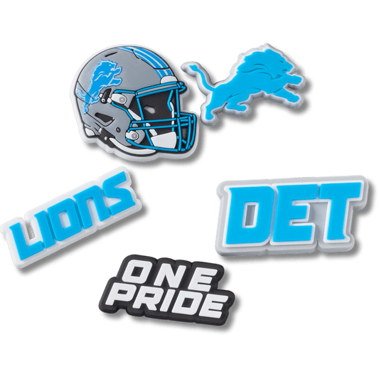 NFL Detroit Lions 5 Pack Jibbitz Shoe Charm - Crocs for sale