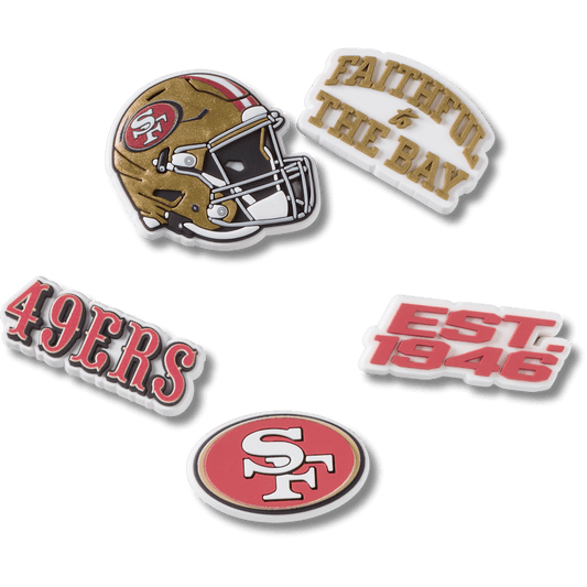 NFL San Francisco 49ers 5 Pack Jibbitz Shoe Charm - Crocs near me
