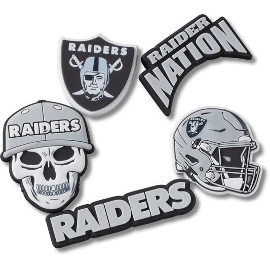 NFL Las Vegas Raiders 5 Pack Jibbitz Shoe Charm - Crocs near me