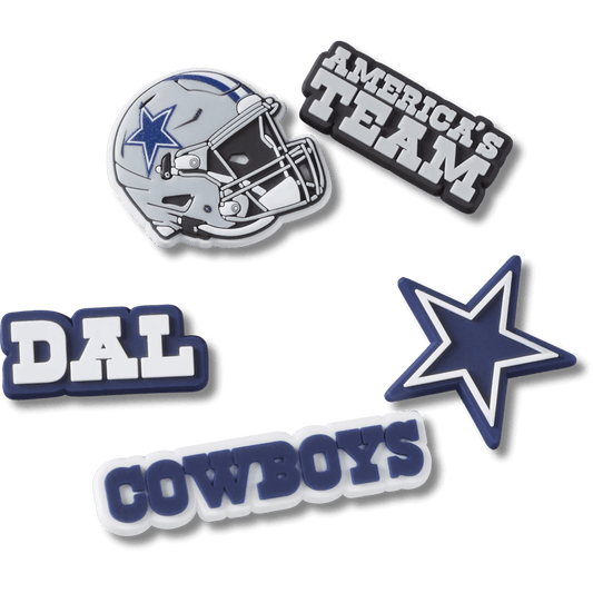 NFL Dallas Cowboys 5 Pack Jibbitz Shoe Charm - Crocs US