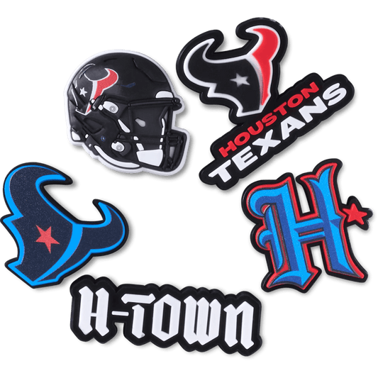 NFL Houston Texans 5 Pack Jibbitz Shoe Charm - Crocs US