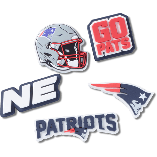 NFL New England Patriots 5 Pack Jibbitz Shoe Charm - Crocs on sale