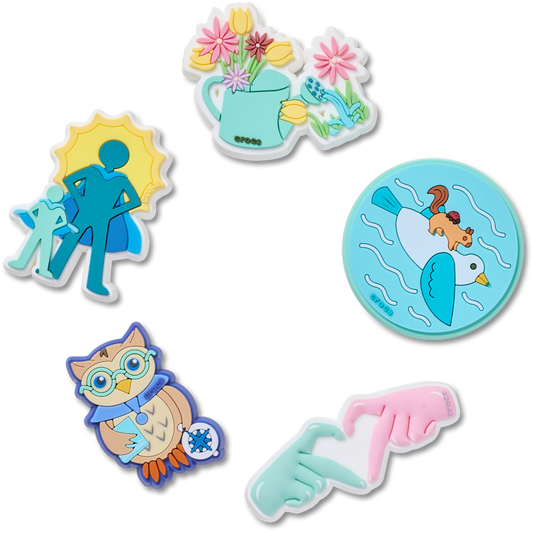 Got Your Back 5 Pack Jibbitz™ charms - Crocs online