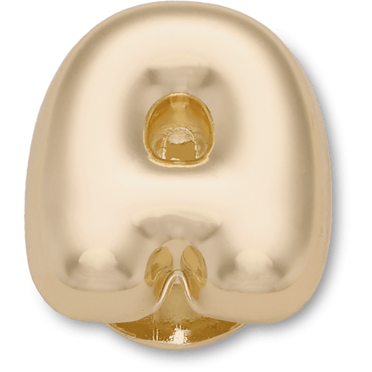 Gold Bubble Letter A Jibbitz™ charms - Crocs outlet