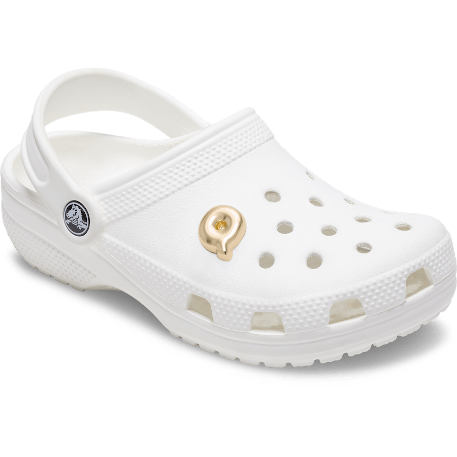 Gold Bubble Letter Q Jibbitz™ charms - Crocs sale