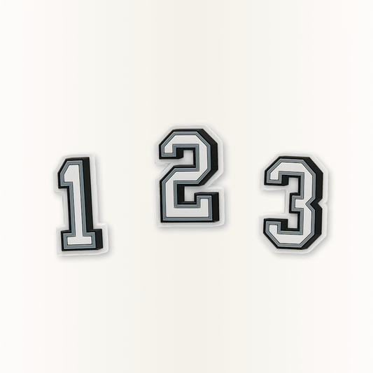 Number 0-9 Jibbitz Shoe Charm - Crocs for sale