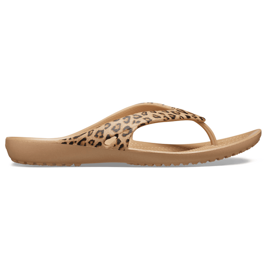 Women's Kadee II Leopard Flip - Crocs sale