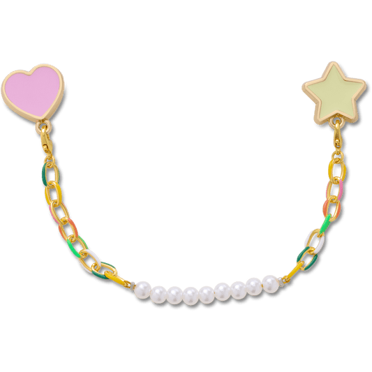 Pearl and Rainbow Bag Chain - Crocs for sale