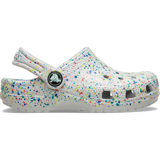 Toddler Classic Glow Paint Splatter Clog - Crocs for sale