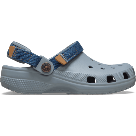 Kids' Classic Denim Adjustable Backstrap Clog - Crocs outlet