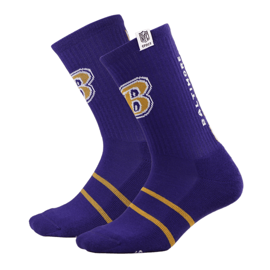 NFL Baltimore Ravens Crocs Socks - Crocs on sale