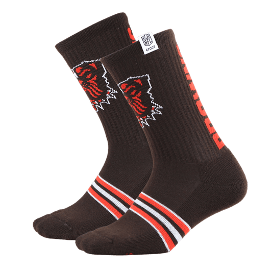 NFL Cleveland Browns Crocs Socks - Crocs US