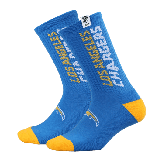 NFL Los Angeles Chargers Crocs Socks - Crocs online